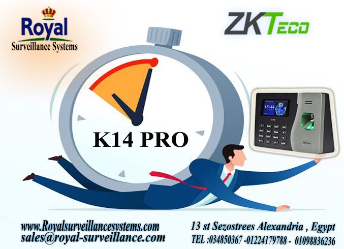 نظام حضور وأنصراف ZKTeco موديل K14 PRO