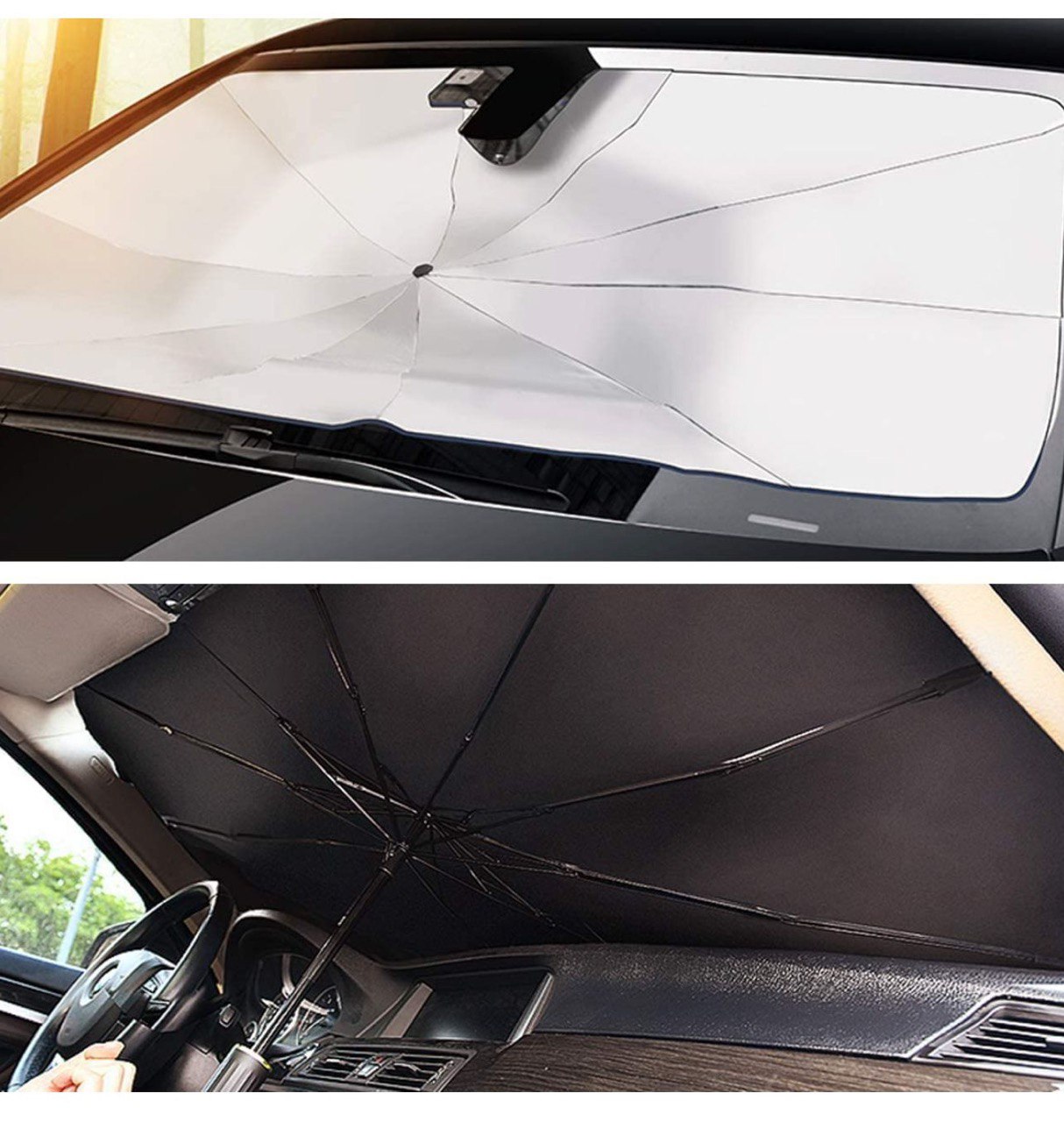 مظلة سيارة داخلية للحماية من آشعة الشمس