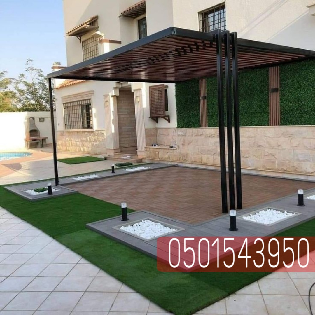 تركيب برجولات جلسات خشب , 0501543950