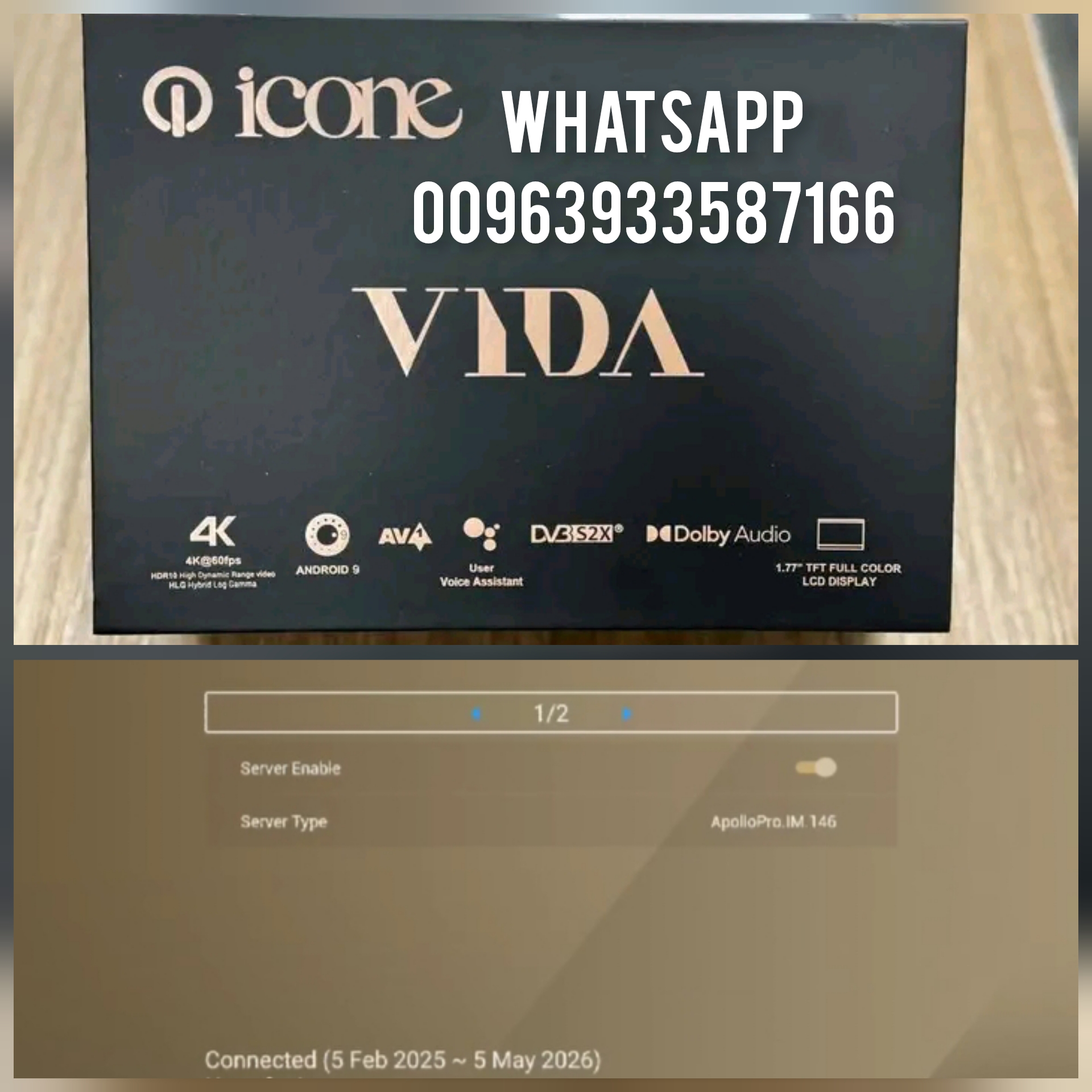 ICONE VIDA 4k ANDROID Amlogic s905x3 Forever أيكون فيدا الجديد 